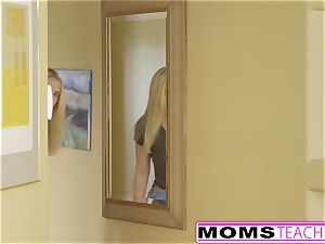 MomsTeachSex - first Time threesome Is With Step mommy