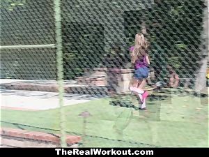 TheRealWorkout Kimber Lee screwed By Her Soccer Coach
