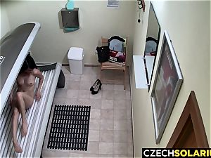 Czech brown-haired Secretly frolicking with twat